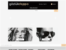 Tablet Screenshot of gozlukdeppo.com